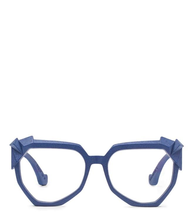 stones 3d brussels navy 3d printed polyamide butterfly eyewear frames for women