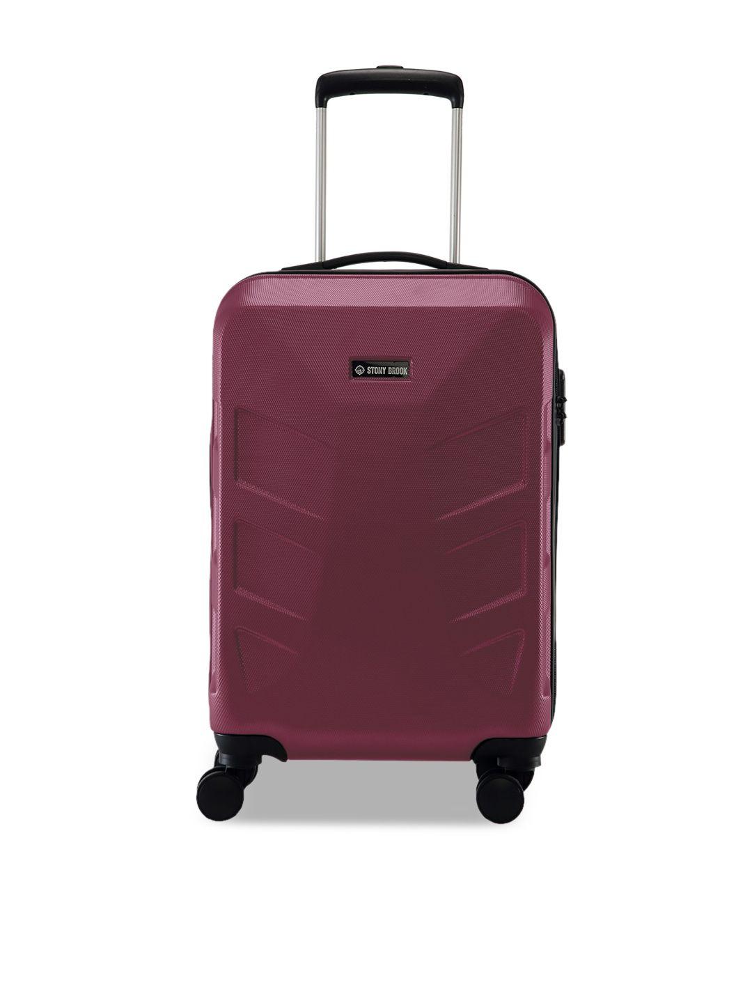 stony brook by nasher miles textured hard-sided cabin trolley suitcase