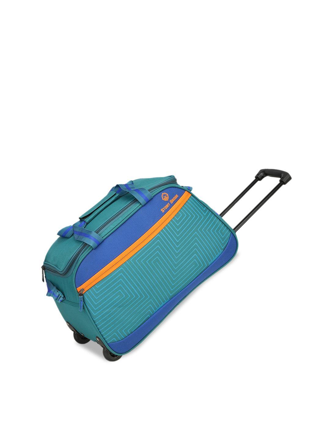 stony brook by nasher miles colourblocked soft-sided trolley duffel bag
