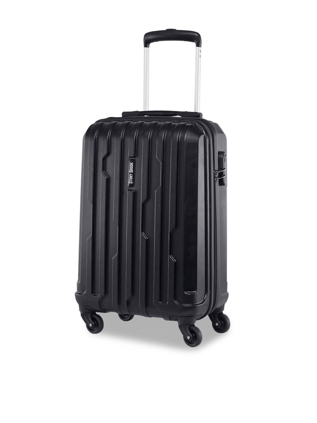 stony brook by nasher miles textured hard-sided cabin trolley bag