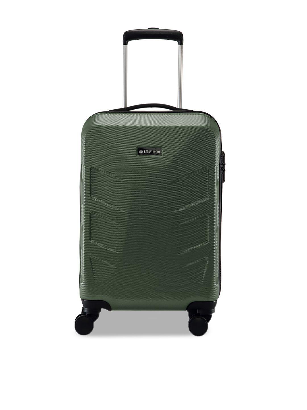 stony brook by nasher miles textured hard-sided cabin trolley suitcase