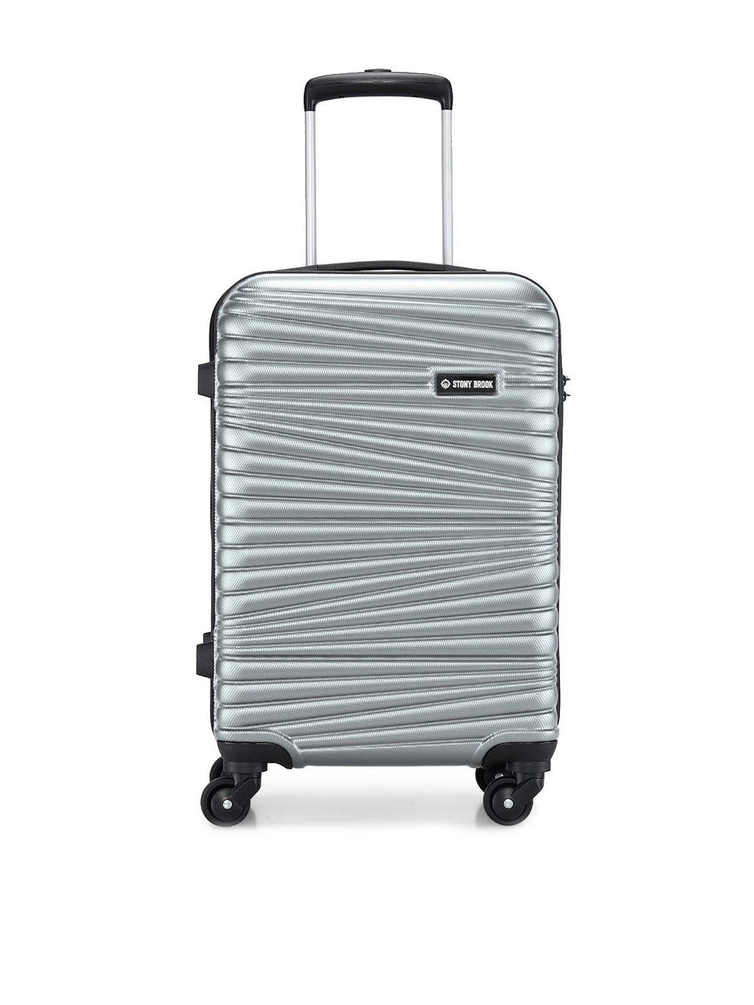 stony brook by nasher miles textured hard-sided cabin trolley suitcase