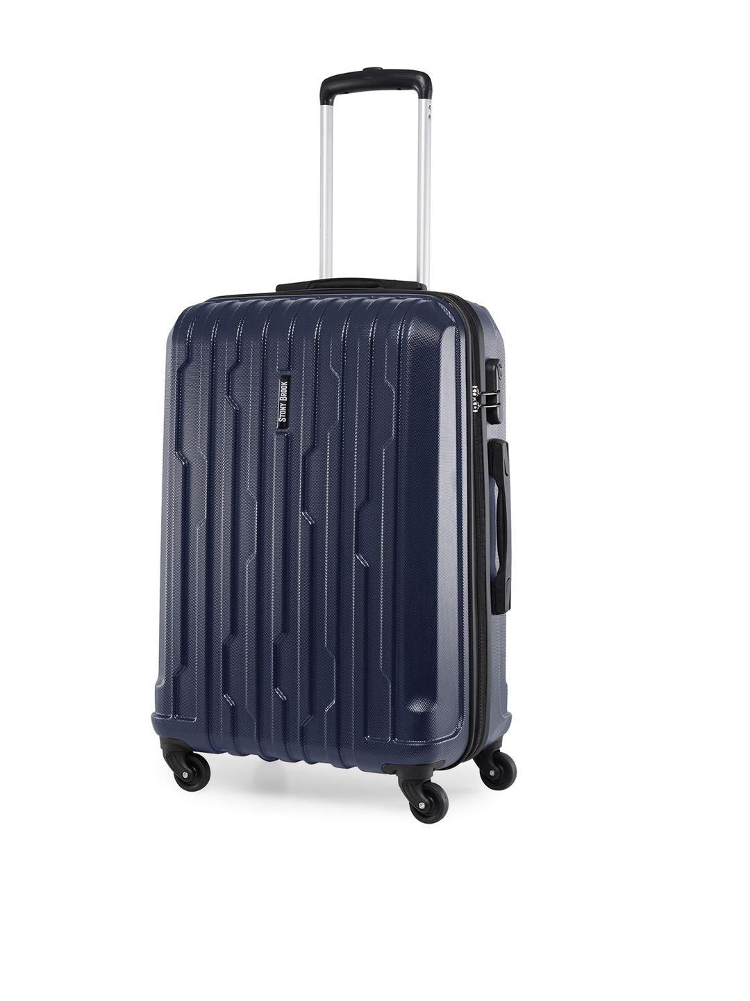 stony brook by nasher miles textured hard-sided medium trolley suitcase