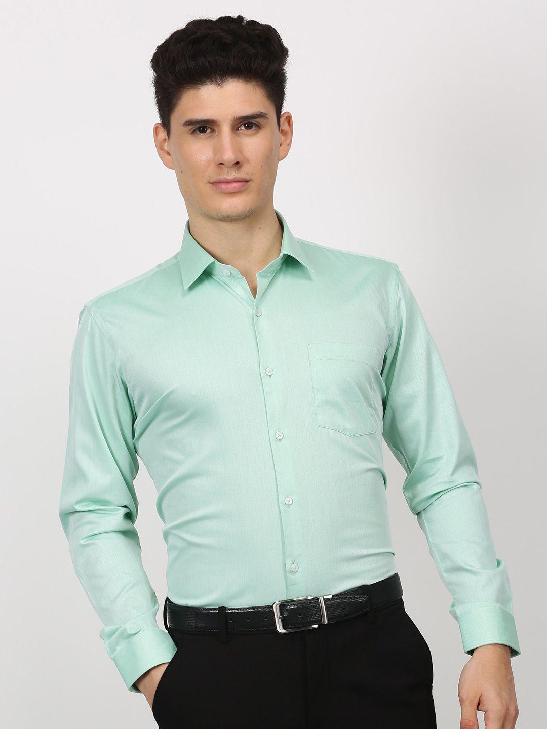 stori spread collar opaque cotton formal shirt