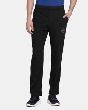 straight track pants with inside pockets