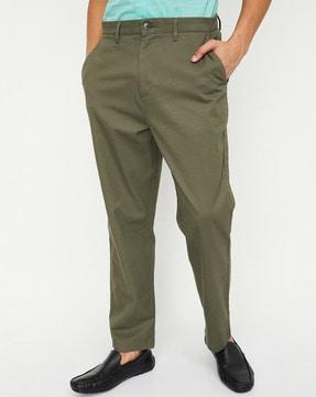 straight chinos with insert pockets