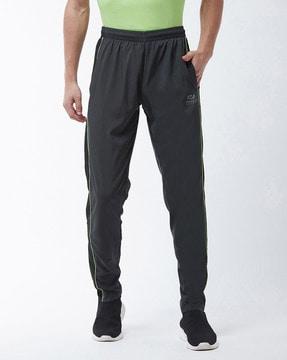 straight elasticated waistband track pants