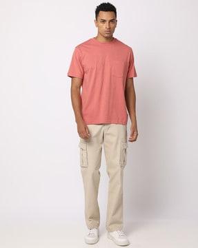 straight fit cargo pants