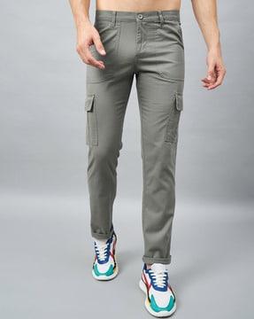 straight fit cargo pants