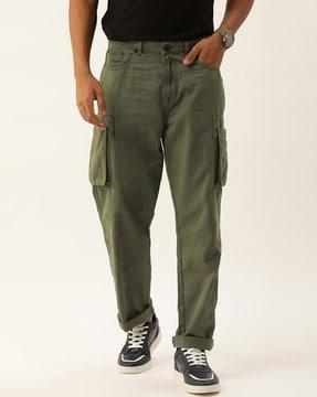 straight fit cargo pants