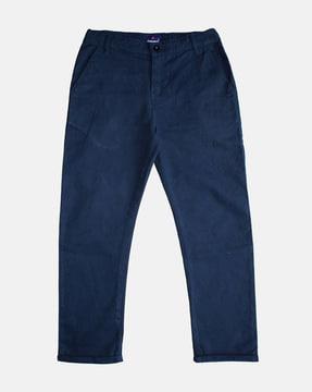 straight fit flat front chinos