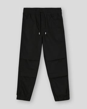 straight fit joggers with insert pockets