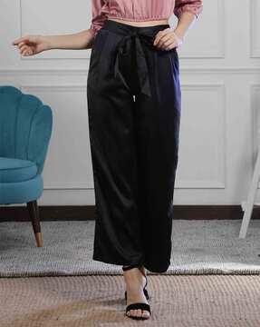 straight fit pleat-front pants
