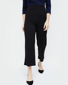 straight fit pleated pants