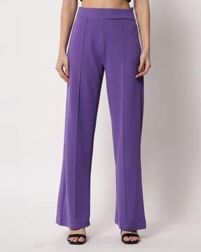 straight fit trousers