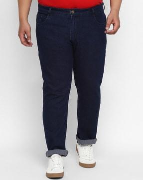 straight jeans with insert pockets