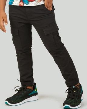 straight jogger pants with cargo pockets