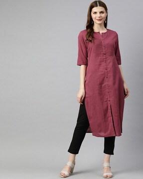 straight kurta with pants