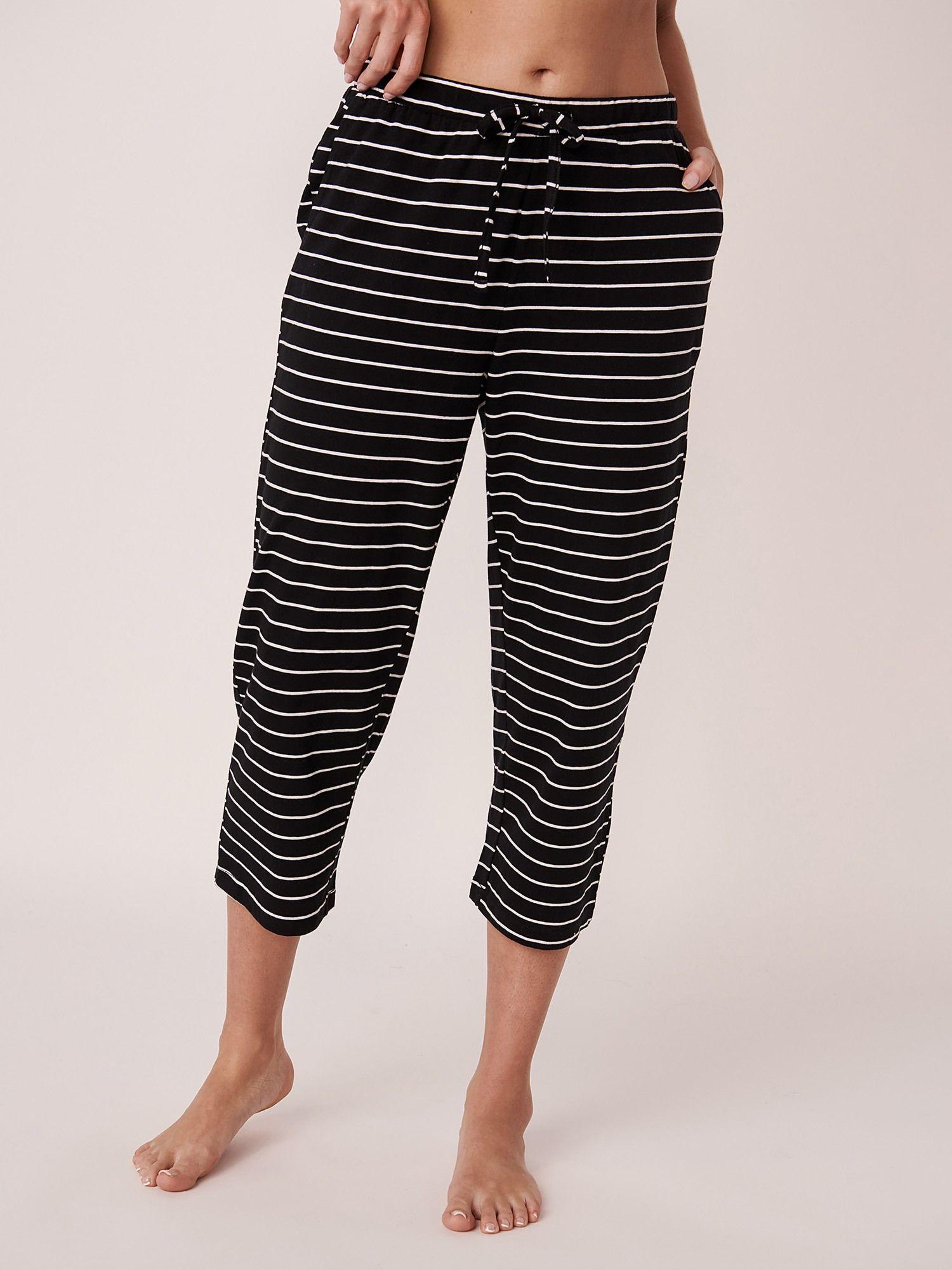 straight leg cotton capri