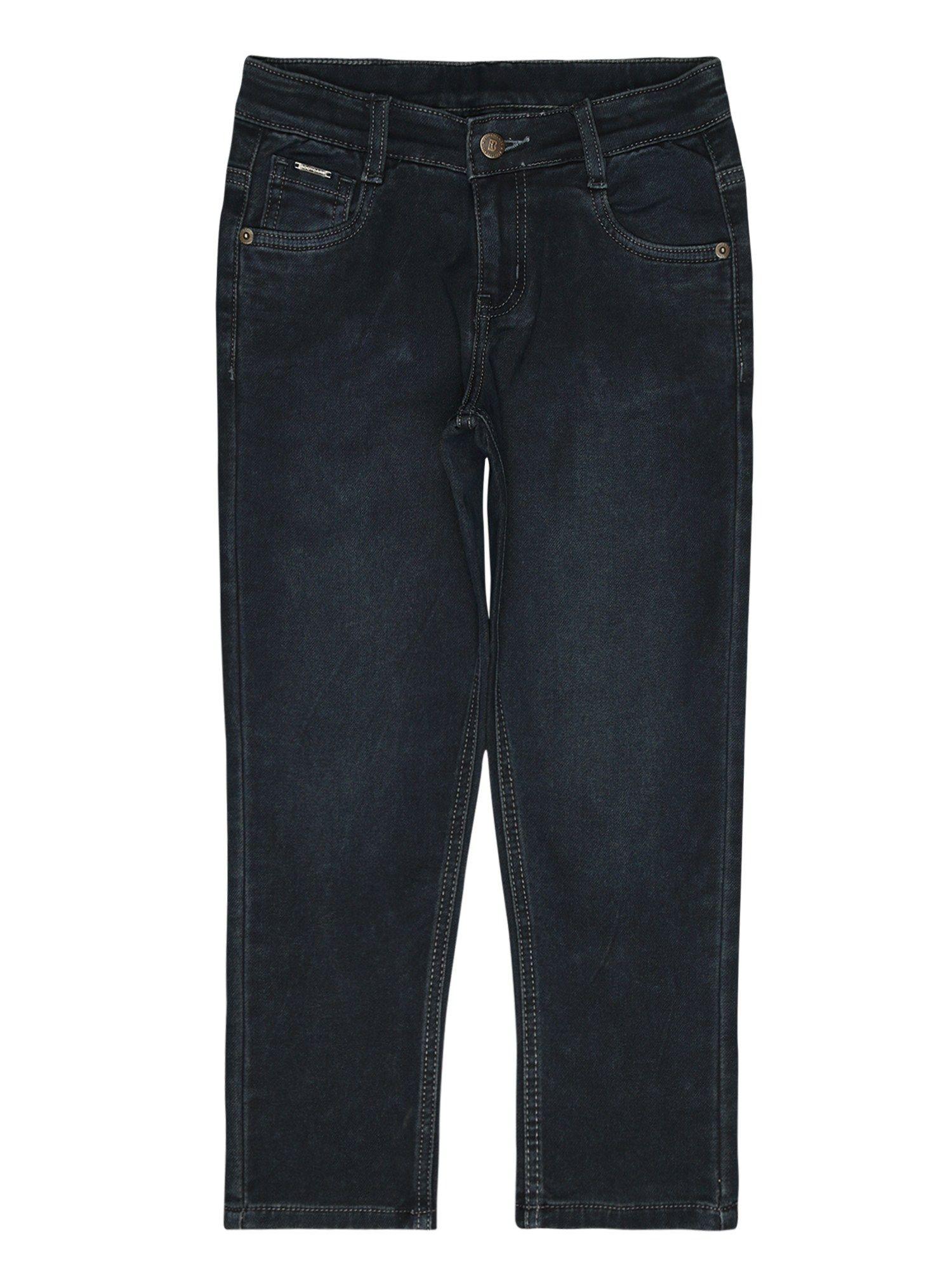 straight navy blue jeans for girls