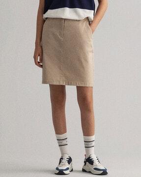 straight skirt with insert pocket