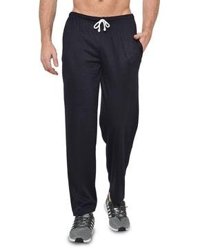 straight track pant with contrast taping