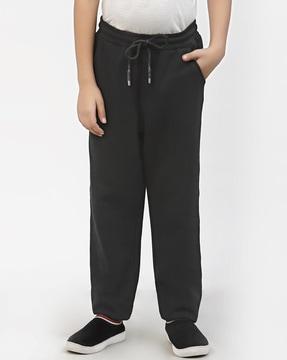 straight track pants with insert pocket