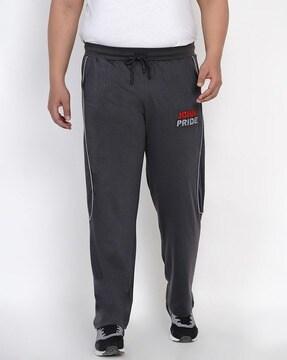 straight track pants with insert pockets