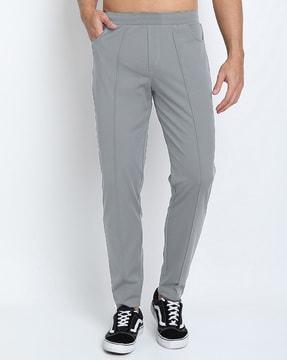 straight track pants with insert pockets