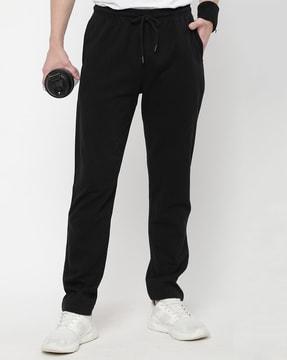 straight track pants with insert pockets