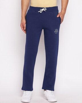 straight track pants with insert pockets