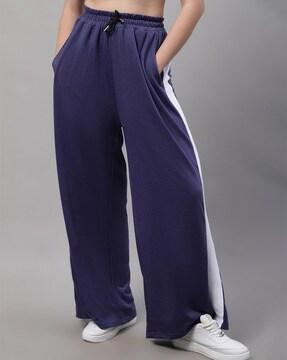 straight track pants with insert pockets