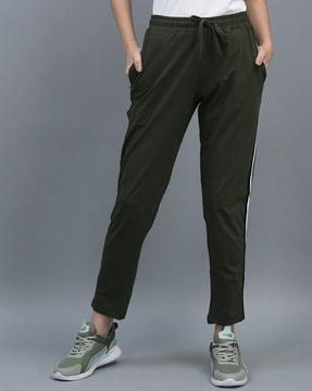 straight track pants with insert pockets