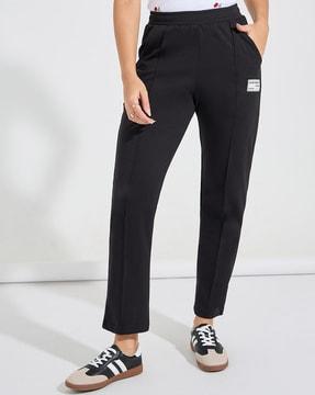 straight track pants with insert pockets