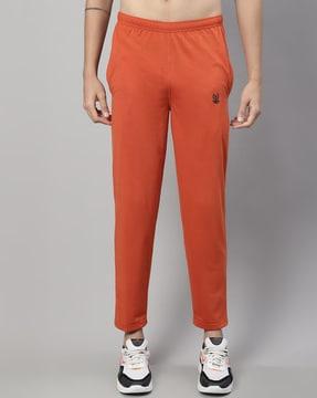 straight track pants with slip pockets