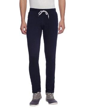 straight track pants with tie-up