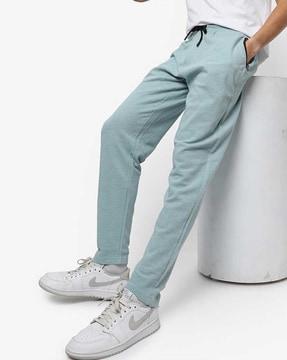 straight track pants with zip pockets