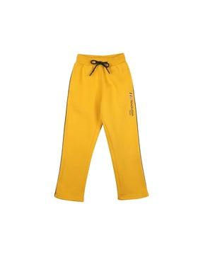 straight trackpant with elasticated waistband
