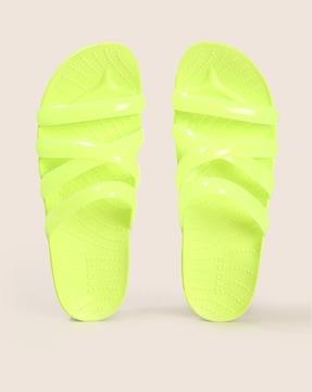 strappy slip-on sandals