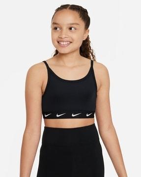 strappy top with logo print