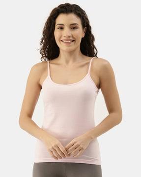 strappy cotton camisole