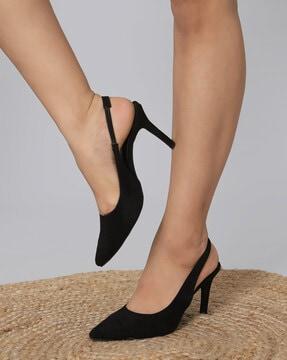 strappy pointed-toe stilettos