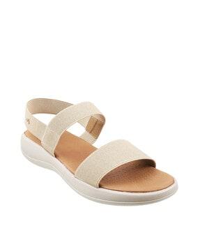 strappy sling-back sandals