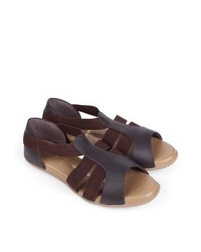 strappy slip-on sandals