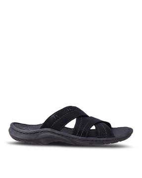 strappy slip-on sandals