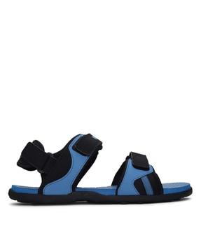 strappy sports sandals with velcro fastening