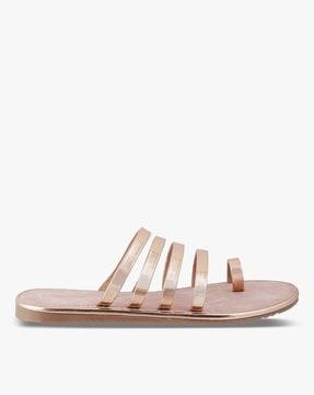 strappy toe-ring sandals