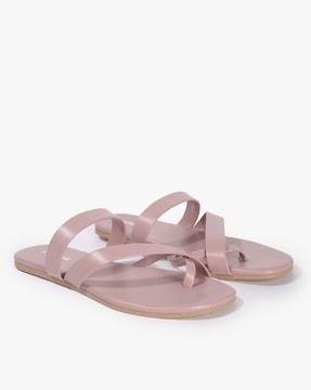 strappy toe-ring sandals