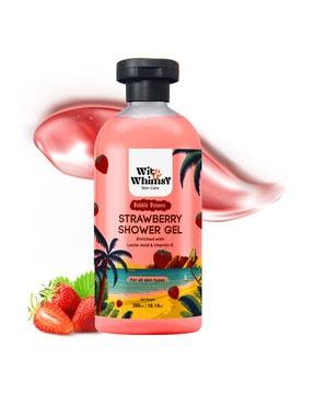 strawberry shower gel | reduce sun damage | improve skin tone, moisturization | deep claning | 300ml