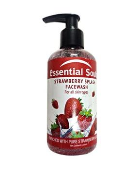 strawberry splash face wash